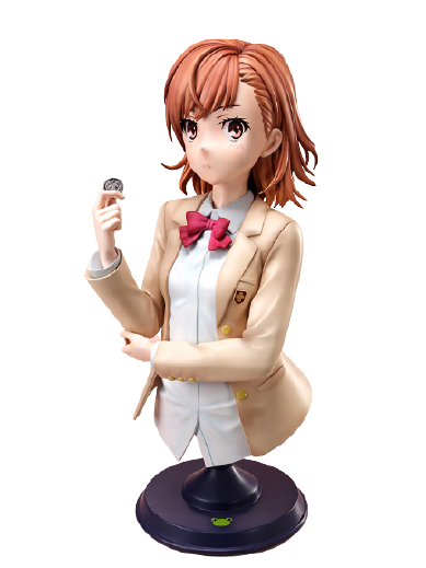 To Aru Kagaku no Railgun T - Misaka Mikoto - Bust - F:Nex - 1/1 (FuRyu) [Shop Exclusive]ㅤ – FuRyu – ActionFigureBrasil