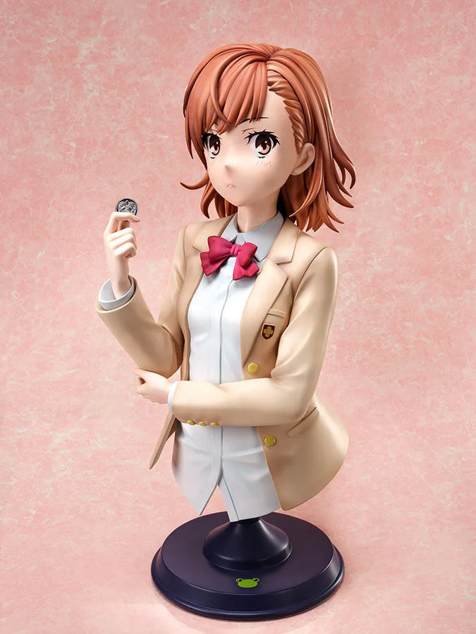 To Aru Kagaku no Railgun T - Misaka Mikoto - Bust - F:Nex - 1/1 (FuRyu) [Shop Exclusive]ㅤ – FuRyu – ActionFigureBrasil