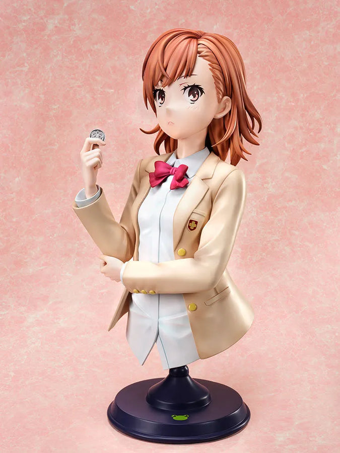 To Aru Kagaku no Railgun T - Misaka Mikoto - Bust - F:Nex - 1/1 (FuRyu) [Shop Exclusive]ㅤ – FuRyu – ActionFigureBrasil