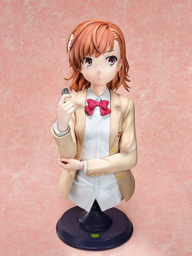 To Aru Kagaku no Railgun T - Misaka Mikoto - Bust - F:Nex - 1/1 (FuRyu) [Shop Exclusive]ㅤ – FuRyu – ActionFigureBrasil