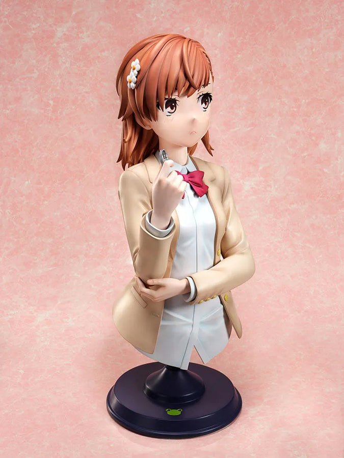 To Aru Kagaku no Railgun T - Misaka Mikoto - Bust - F:Nex - 1/1 (FuRyu) [Shop Exclusive]ㅤ – FuRyu – ActionFigureBrasil