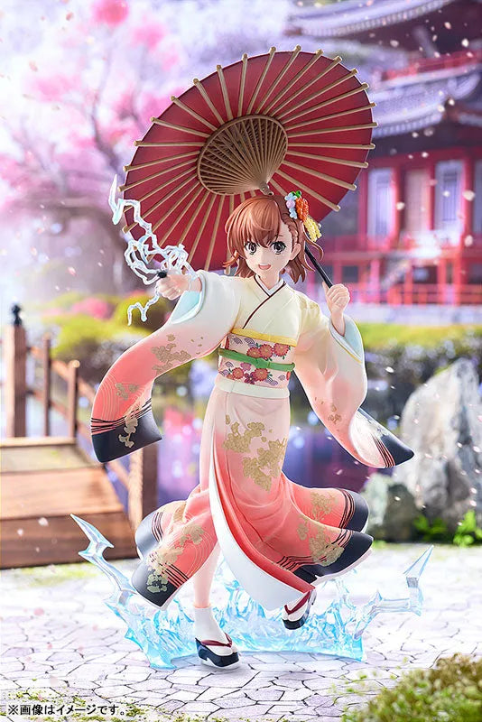 To Aru Kagaku no Railgun T - Misaka Mikoto - KDcolle - 1/7 - Furisode Kimono ver. (Kadokawa)ㅤ – Kadokawa – ActionFigureBrasil