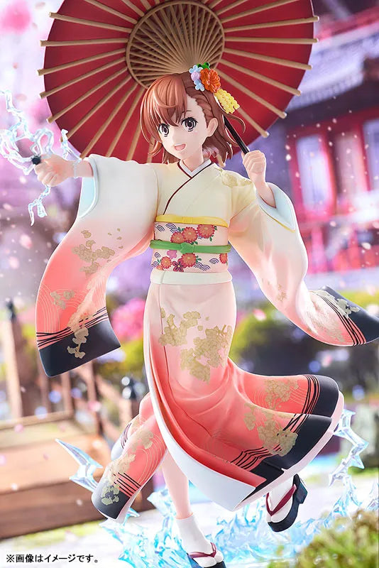 To Aru Kagaku no Railgun T - Misaka Mikoto - KDcolle - 1/7 - Furisode Kimono ver. (Kadokawa)ㅤ – Kadokawa – ActionFigureBrasil