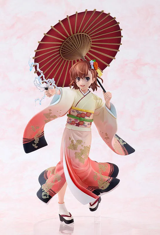 To Aru Kagaku no Railgun T - Misaka Mikoto - KDcolle - 1/7 - Furisode Kimono ver. (Kadokawa)ㅤ – Kadokawa – ActionFigureBrasil