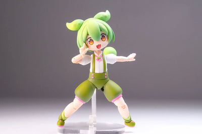 Tohoku Zunko Project - Zundamon - 1/12 - With Mini Figure (PLUM)ㅤ – PLUM – ActionFigureBrasil — embalagem