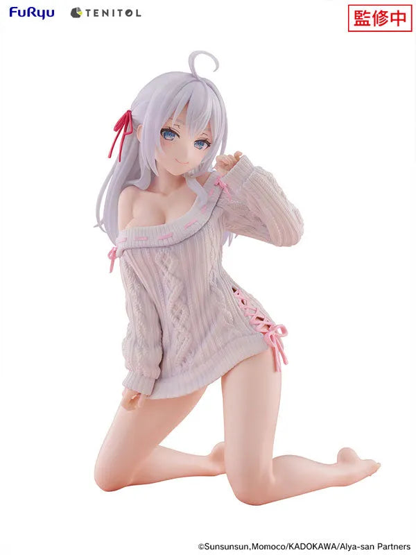 Tokidoki Bosotto Russia-go de Dereru Tonari no Alya-san - Alisa Mikhailovna Kujou - Big Noodle Stopper Figure - Noodle Stopper Figure - Tenitol - Knit Ver. (FuRyu)ㅤ – FuRyu – ActionFigureBrasil