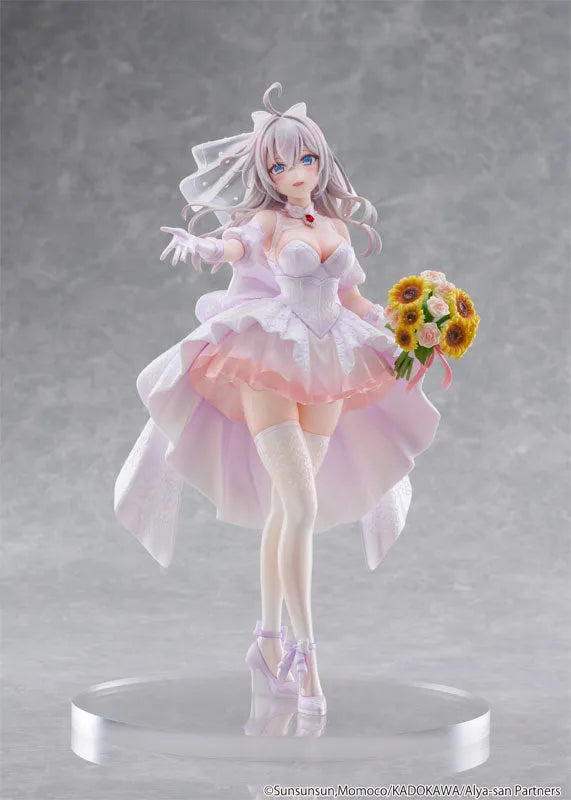 Tokidoki Bosotto Russia-go de Dereru Tonari no Alya-san - Alisa Mikhailovna Kujou - KDcolle - 1/7 - Wedding Dress ver. (Kadokawa) [Shop Exclusive]ㅤ – Kadokawa – ActionFigureBrasil