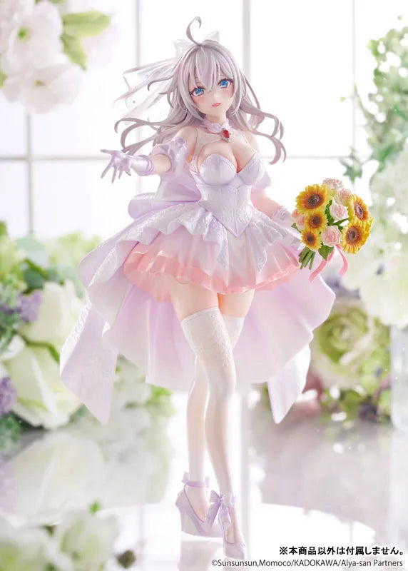 Tokidoki Bosotto Russia-go de Dereru Tonari no Alya-san - Alisa Mikhailovna Kujou - KDcolle - 1/7 - Wedding Dress ver. (Kadokawa) [Shop Exclusive]ㅤ – Kadokawa – ActionFigureBrasil