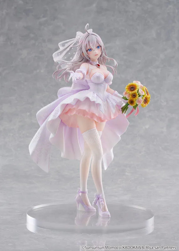 Tokidoki Bosotto Russia-go de Dereru Tonari no Alya-san - Alisa Mikhailovna Kujou - KDcolle - 1/7 - Wedding Dress ver. (Kadokawa) [Shop Exclusive]ㅤ – Kadokawa – ActionFigureBrasil