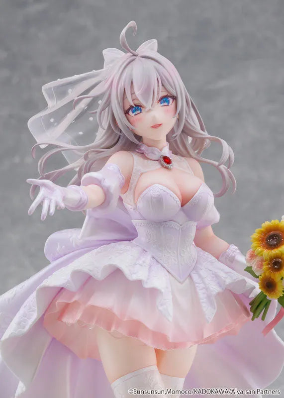 Tokidoki Bosotto Russia-go de Dereru Tonari no Alya-san - Alisa Mikhailovna Kujou - KDcolle - 1/7 - Wedding Dress ver. (Kadokawa) [Shop Exclusive]ㅤ – Kadokawa – ActionFigureBrasil