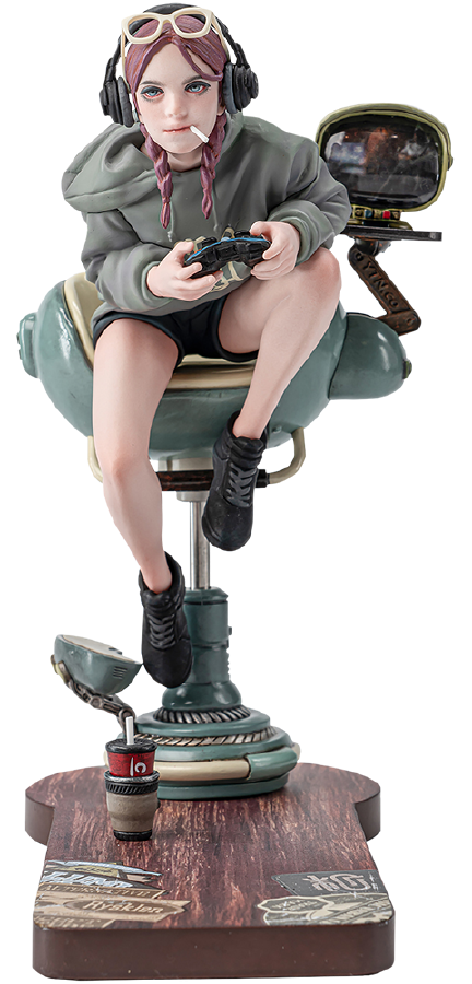 Tokyo Video Game Girl (Artist Edition) - LIMITED EDITION – Manas SUM – ActionFigure Brasil