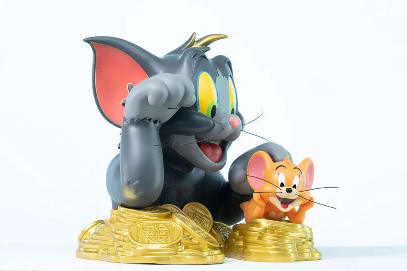 Tom and Jerry - Bust: Tom and Jerry Maneki Neko (Lights Off Color)ㅤ – Soap Studio – ActionFigureBrasil