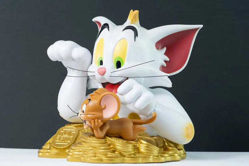 Tom and Jerry - Bust: Tom and Jerry Maneki Neko (Traditional Color)ㅤ – Soap Studio – ActionFigureBrasil
