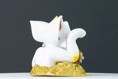 Tom and Jerry - Mini Bust: Tom and Jerry Maneki Neko (Traditional Color)ㅤ – Soap Studio – ActionFigureBrasil — ângulo diferente