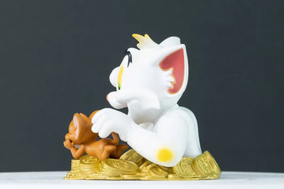 Tom and Jerry - Mini Bust: Tom and Jerry Maneki Neko (Traditional Color)ㅤ – Soap Studio – ActionFigureBrasil — close