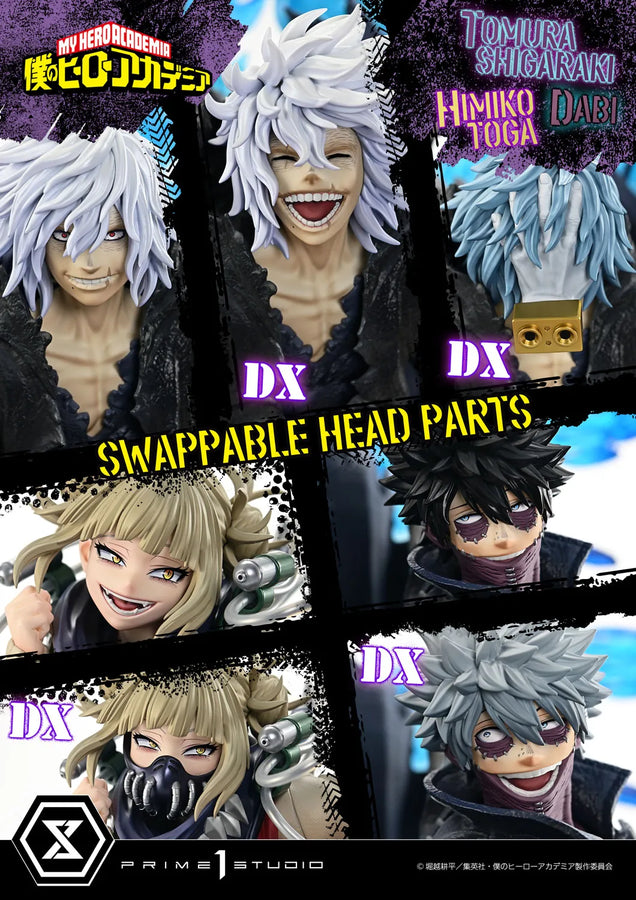 Tomura Shigaraki,Dabi,Himiko Toga (Deluxe Bonus Version) My Hero Academia – Prime1Studio – ActionFigure Brasil
