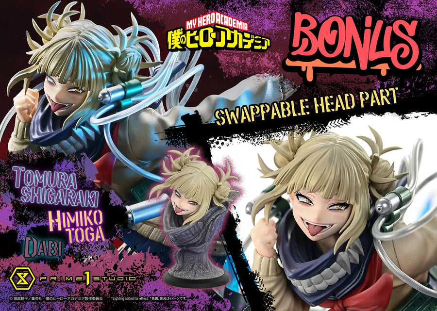 Tomura Shigaraki,Dabi,Himiko Toga (Deluxe Bonus Version) My Hero Academia – Prime1Studio – ActionFigure Brasil
