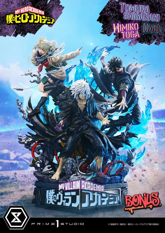 Tomura Shigaraki,Dabi,Himiko Toga (Deluxe Bonus Version) My Hero Academia – Prime1Studio – ActionFigure Brasil