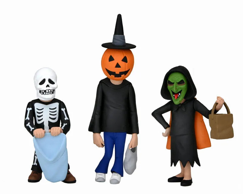 Toony Terrors / Halloween III Stylized 6 Inch Action Figure: Silver Shamrock Kids 3PKㅤ – NECA – ActionFigureBrasil