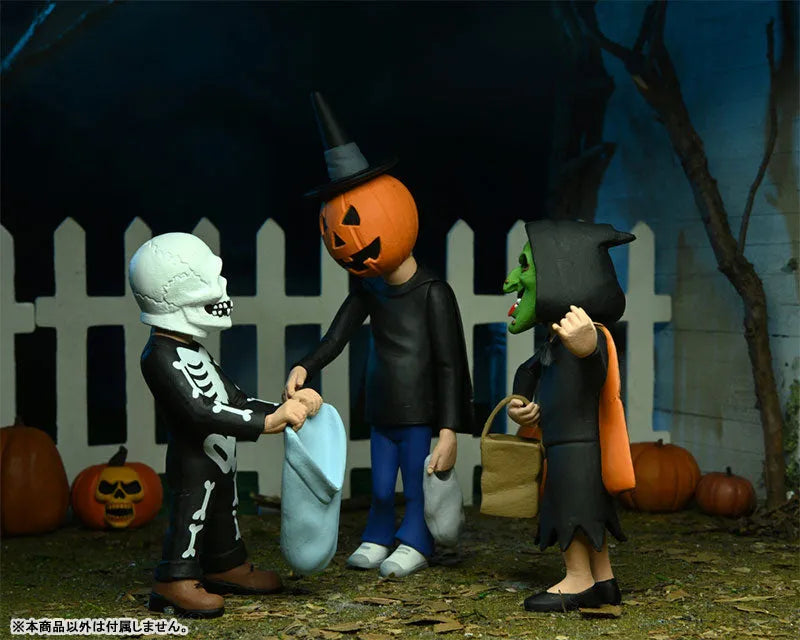 Toony Terrors / Halloween III Stylized 6 Inch Action Figure: Silver Shamrock Kids 3PKㅤ – NECA – ActionFigureBrasil