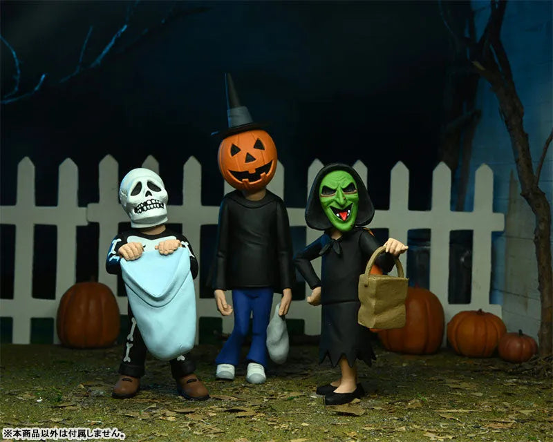 Toony Terrors / Halloween III Stylized 6 Inch Action Figure: Silver Shamrock Kids 3PKㅤ – NECA – ActionFigureBrasil