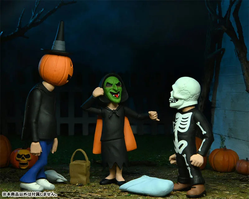 Toony Terrors / Halloween III Stylized 6 Inch Action Figure: Silver Shamrock Kids 3PKㅤ – NECA – ActionFigureBrasil