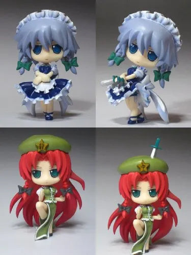 Touhou Project - Hong Meiling - Izayoi Sakuya - Touhou Super Deformed Series 5ㅤ – PINK COMPANY – ActionFigureBrasil