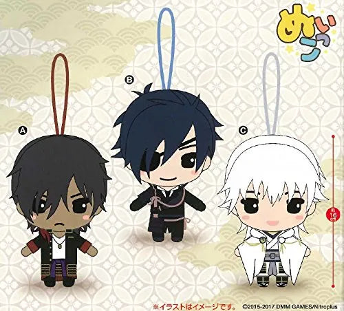 Touken Ranbu - Online - Shokudaikiri Mitsutada - surumaru Kuninaga - Ookurikara - Plush Strap - Touken Ranbu -ONLINE- Nuikko Nuigurumi 5 -Setㅤ – FuRyu – ActionFigureBrasil