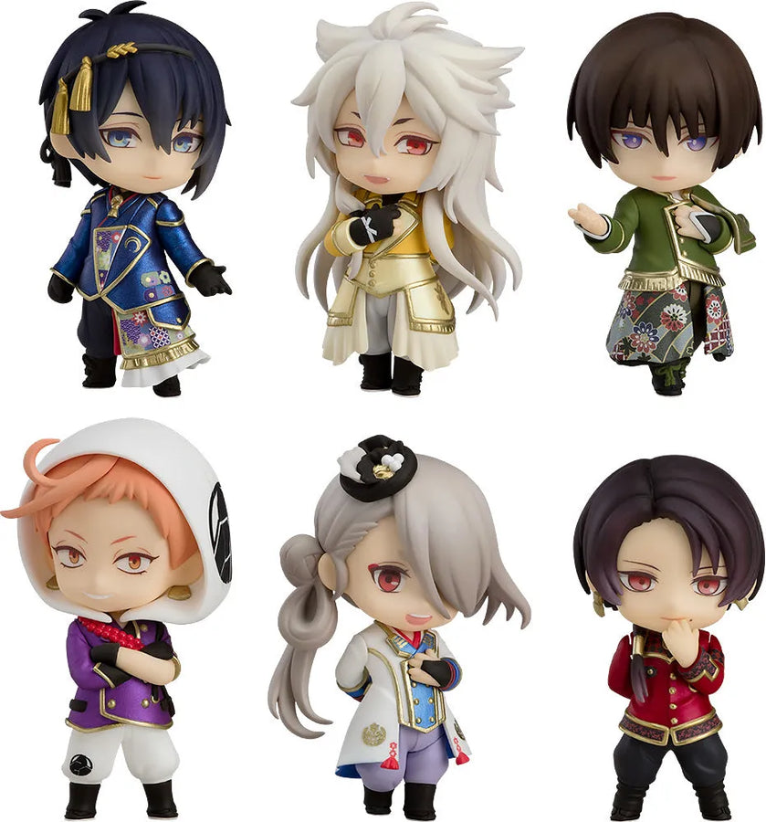Touken Ranbu the Musical -Atsukashiyama Ibun- Box of 6 - Nendoroid Petit - Nendoroid Petite: Touken Ranbu: The Musical -Atsukashiyama Ibun- (Orange Rouge)ㅤ – Orange Rouge – ActionFigureBrasil