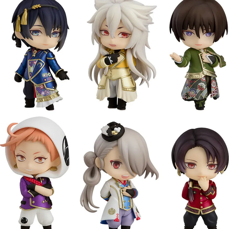 Touken Ranbu the Musical -Atsukashiyama Ibun- Box of 6 - Nendoroid Petit - Nendoroid Petite: Touken Ranbu: The Musical -Atsukashiyama Ibun- (Orange Rouge)ㅤ – Orange Rouge – ActionFigureBrasil