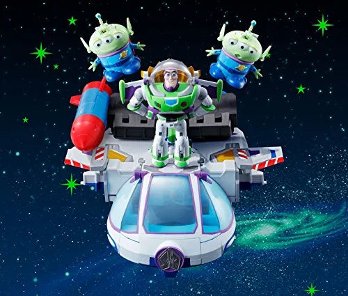 Toy Story - Alien - Buzz Lightyear - Chogokin - Chogattai Buzz the Space Ranger Robo (Bandai)ㅤ – Bandai – ActionFigureBrasil