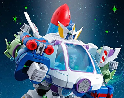 Toy Story - Alien - Buzz Lightyear - Chogokin - Chogattai Buzz the Space Ranger Robo (Bandai)ㅤ – Bandai – ActionFigureBrasil — iluminação de estúdio