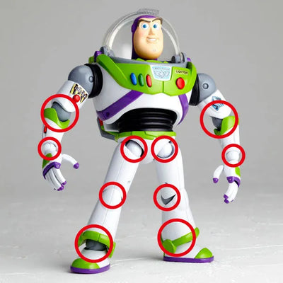 Toy Story - Buzz Lightyear - Green Army Men - Legacy of Revoltech LR-046 - Revoltech - Revoltech SFX #011 (Kaiyodo)ㅤ – Kaiyodo – ActionFigureBrasil