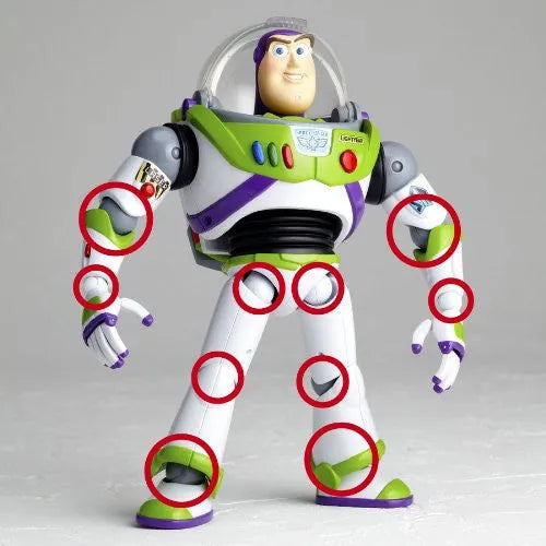 Toy Story - Buzz Lightyear - Green Army Men - Revoltech - Revoltech SFX #011 - Legacy of Revoltech LR-046 (Kaiyodo)ㅤ – Kaiyodo – ActionFigureBrasil
