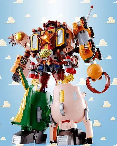 Toy Story - Woody - Bullseye - Rex - Hamm - Slinky Dog - Chogokin - Chogattai Woody Robot Sheriff Star (Bandai)ㅤ – Bandai – ActionFigureBrasil