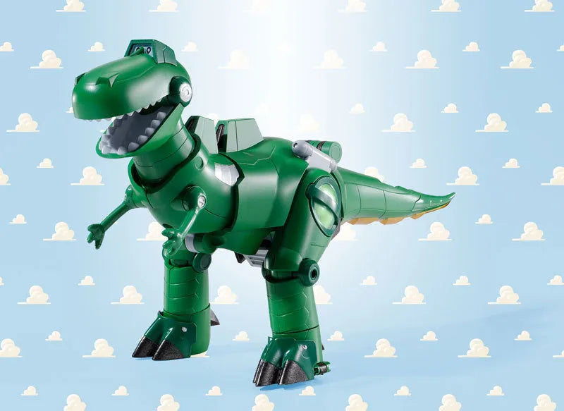Toy Story - Woody - Bullseye - Rex - Hamm - Slinky Dog - Chogokin - Chogattai Woody Robot Sheriff Star (Bandai)ㅤ – Bandai – ActionFigureBrasil