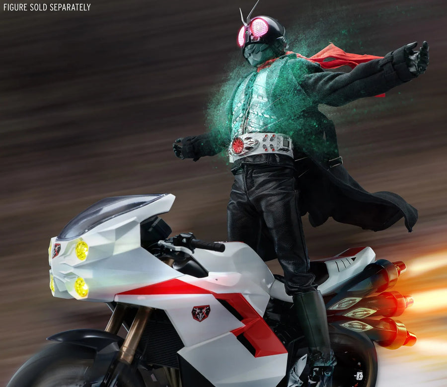 Transformed Cyclone for Masked Rider (Shin Masked Rider) (Masked Rider Cyclone) – Threezero – ActionFigure Brasil