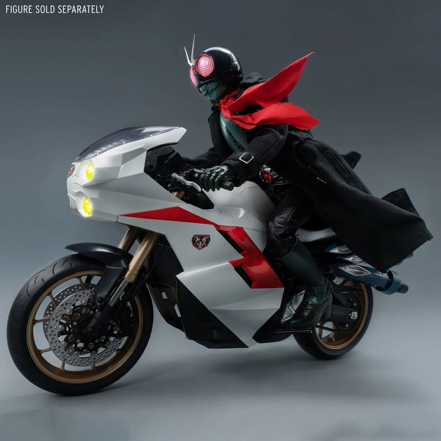 Transformed Cyclone for Masked Rider (Shin Masked Rider) (Masked Rider Cyclone) – Threezero – ActionFigure Brasil