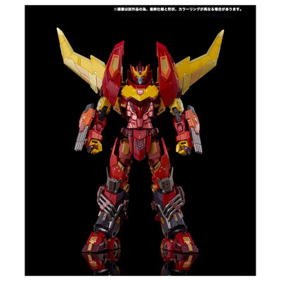 Transformers 2010 - Hot Rodimus - Adamas Machina (AMT-01) (Flame Toys, Takara Tomy)ㅤ – Takara Tomy – ActionFigureBrasil — com base expositora