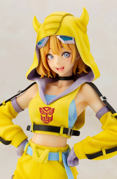 Transformers - Bumble - Bishoujo Statue - 1/7 (Kotobukiya)ㅤ – Kotobukiya – ActionFigureBrasil — com base expositora