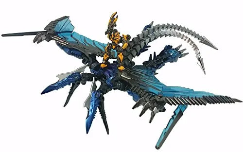 Transformers: Lost Age - Bumble - Strafe - Transformers Movie The Best MB-10 - Dino Ride - Strafe & Bumblebee (Takara Tomy)ㅤ – Takara Tomy – ActionFigureBrasil