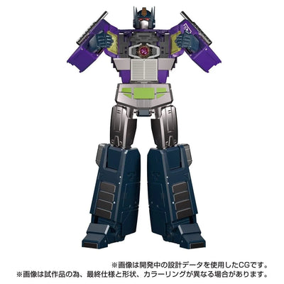 Transformers: Shattered Glass - Convoy - Masterpiece G (MPG-12) - The Transformers: Masterpiece (Takara Tomy)ㅤ – Takara Tomy – ActionFigureBrasil — com base expositora