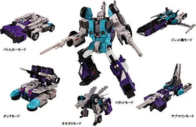Transformers - Transformers: The Headmasters - Sixshot - Transformers Legends LG-50 (Takara Tomy)ㅤ – Takara Tomy – ActionFigureBrasil — ângulo diferente