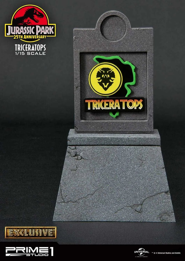 Triceratops (Exclusive Version) Jurassic Park (Film) – Prime1Studio – ActionFigure Brasil
