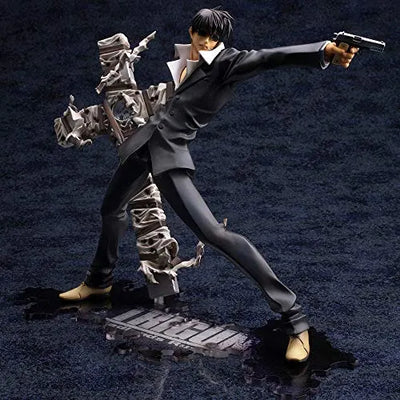 Trigun: Badlands Rumble - Nicholas D. Wolfwood - ARTFX J - 1/8 (Kotobukiya)ㅤ – Kotobukiya – ActionFigureBrasil — ângulo diferente
