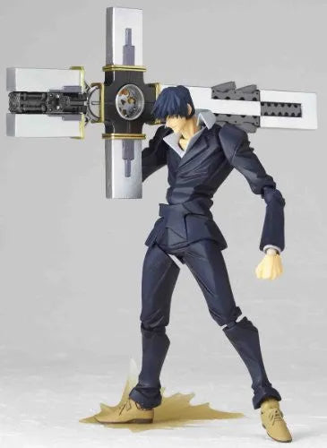 Trigun: Badlands Rumble - Nicholas D. Wolfwood - Revoltech - No. 092ㅤ – Kaiyodo – ActionFigureBrasil — close