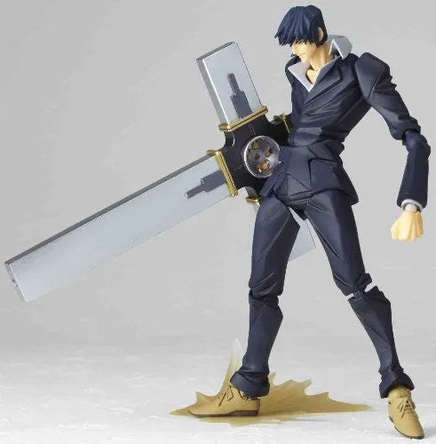 Trigun: Badlands Rumble - Nicholas D. Wolfwood - Revoltech - No. 092ㅤ – Kaiyodo – ActionFigureBrasil