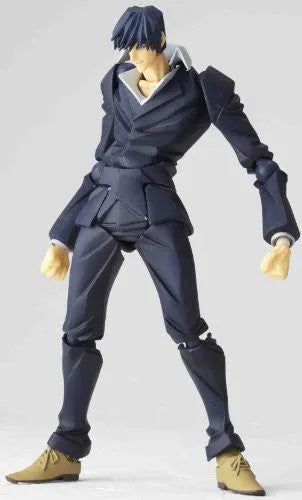 Trigun: Badlands Rumble - Nicholas D. Wolfwood - Revoltech - No. 092ㅤ – Kaiyodo – ActionFigureBrasil — ângulo diferente