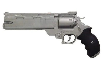 Trigun: Badlands Rumble - Replica - Water Gun - Vash's Gun - Water Gun - 1/1 - Silver (Elfin Knights Project, Fullcock)ㅤ – Elfin Knights Project,Fullcock – ActionFigureBrasil — ângulo diferente