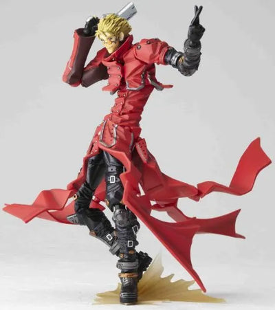 Trigun: Badlands Rumble - Vash the Stampede - Revoltech No.091ㅤ – Kaiyodo – ActionFigureBrasil — ângulo diferente